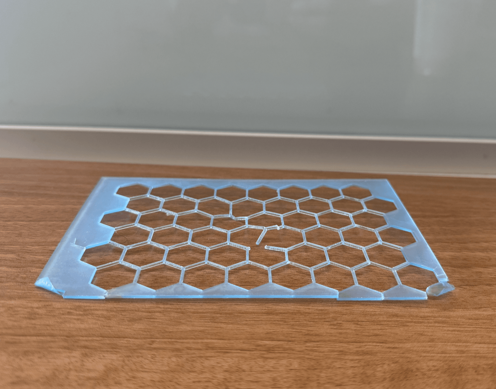 PETG honeycomb lattice